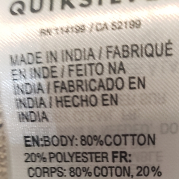 Quiksilver Pullover Crewneck Sweatshirt Gray New With Tags Size Small - Picture 13 of 14